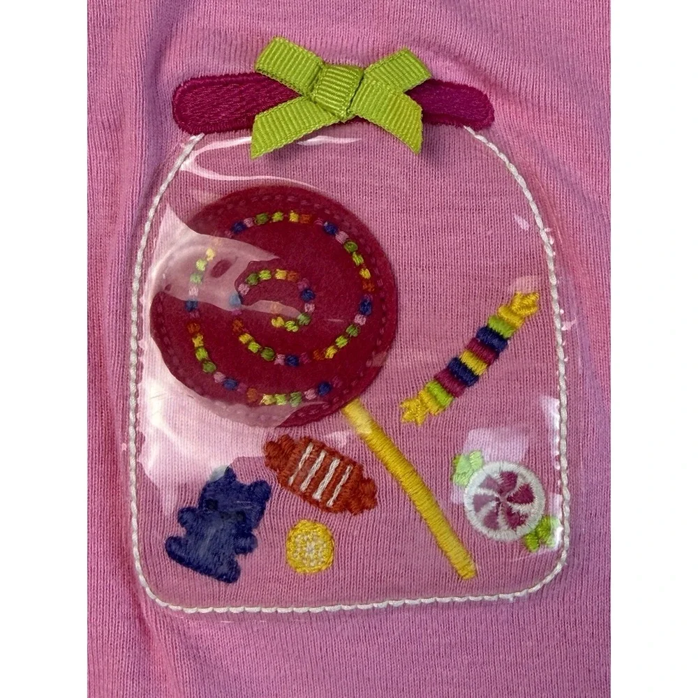 Gymboree Girls Size 3 Candy Shop Skort & Long Sleeve Top Set 2009